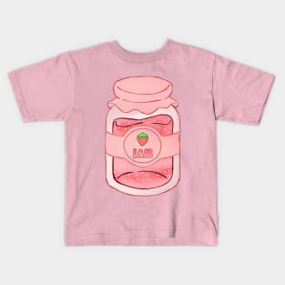Kawaii Stawberry Jam Kids T-Shirt